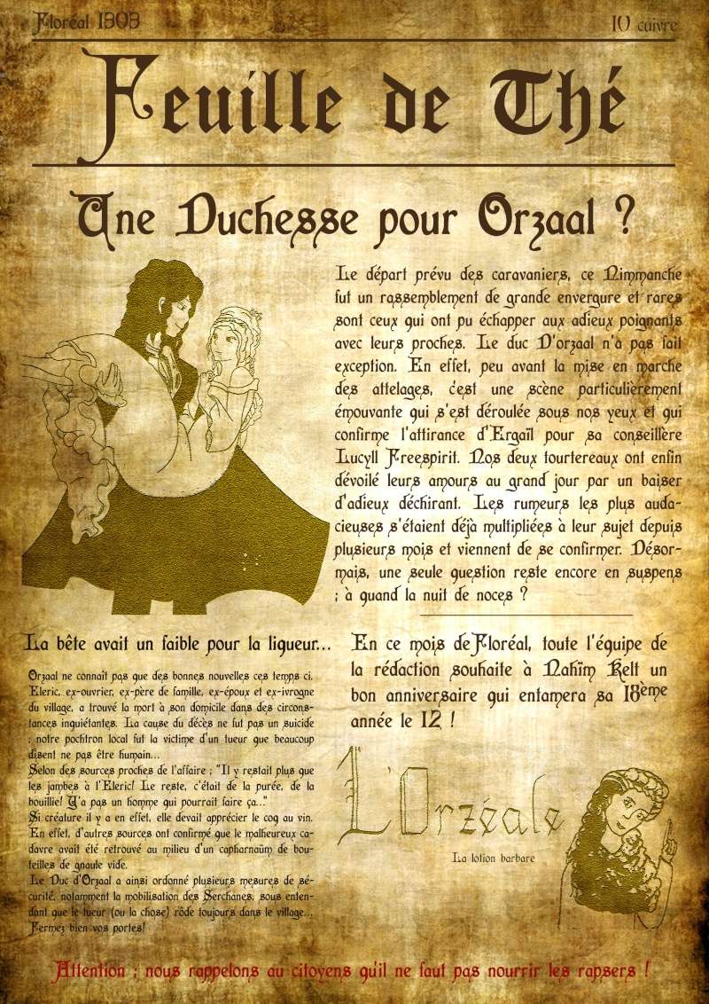Feuille de thé - Le journal Orzaalien  Feuill12
