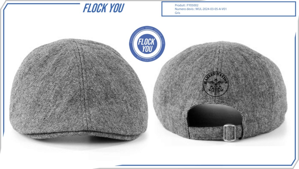 nouvelle commande casquette Flock110