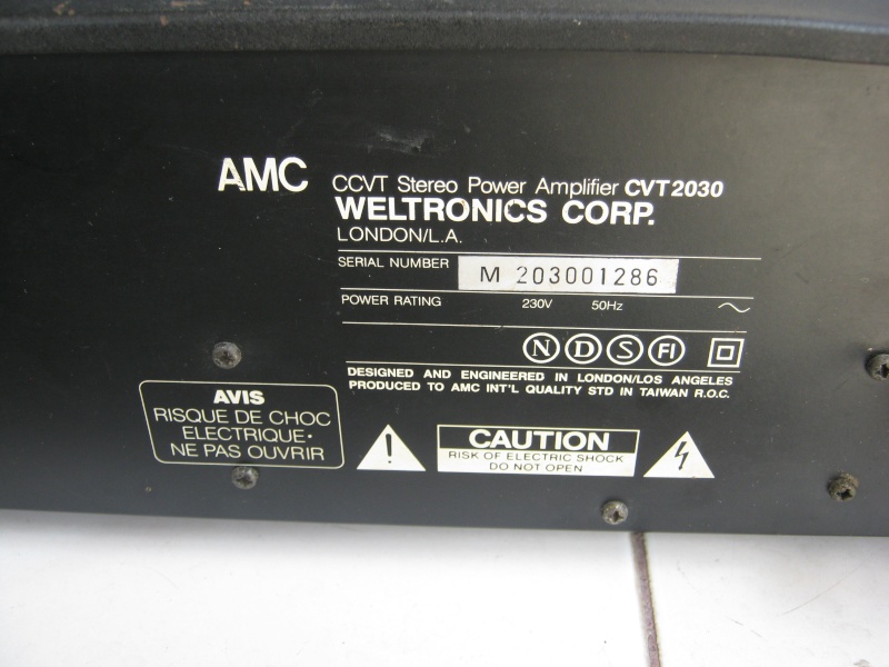 amc power amp used close. Img_1115