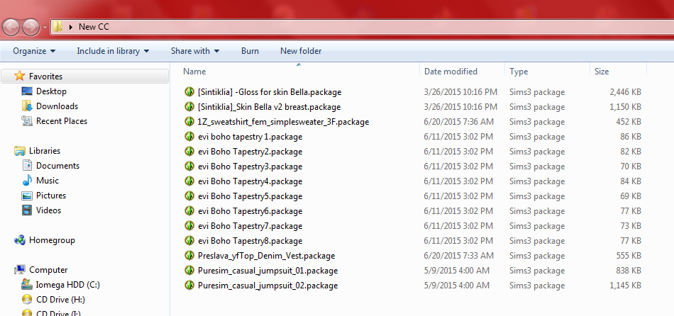 How to merge .package files. Screen15