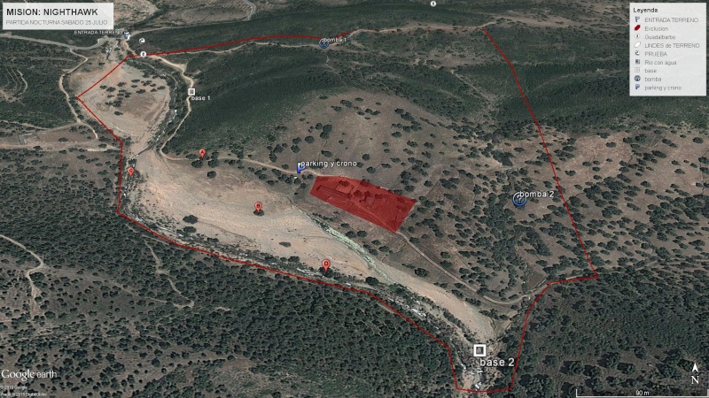 Partida nocturna sábado 25 julio en Obejo Mapa_n10