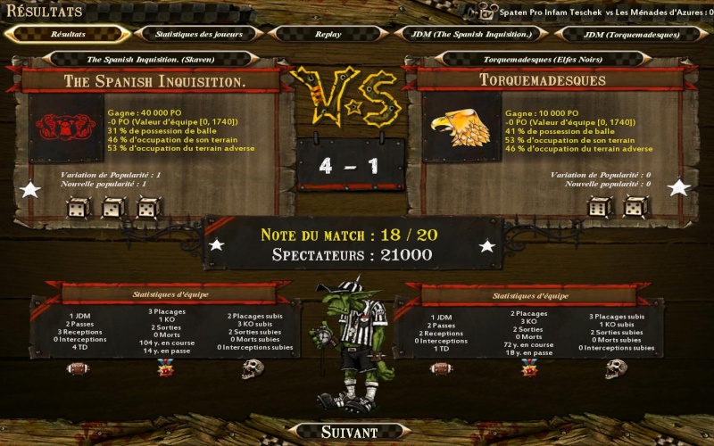 [Le Lapin Troll] The Spanish Inquisition 4 - 1 Torquemadesques [hgh23] Bloodb10