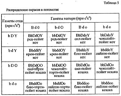 ЧАСТНАЯ ГЕНЕТИКА КОШКИ. И. В. Шустрова T510