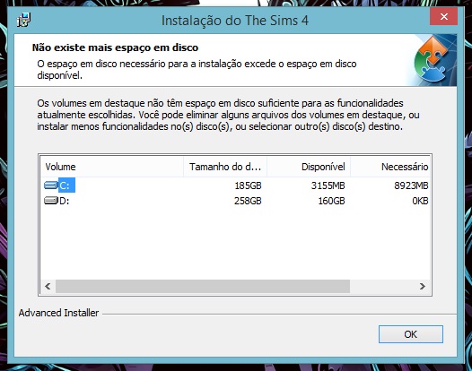 silent install - Installer won't let me install TS4 on D:\ + Origin problems 210