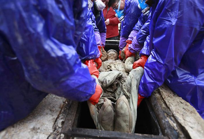 Une momie de la dynastie des Ming a été découverte par hasard 9510