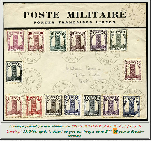 bureau postal militaire n° 6 Bpm6110