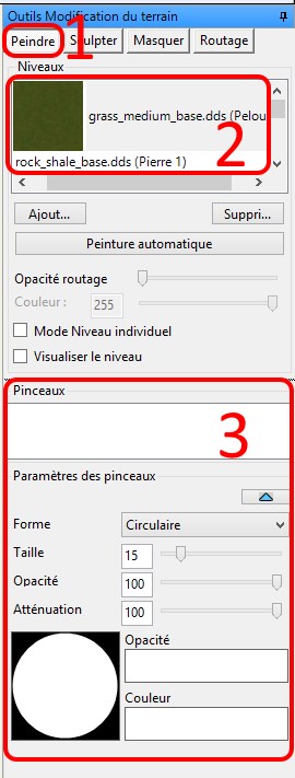 [Débutant] Comment bien utiliser les peintures de terrain dans le CAW 0413