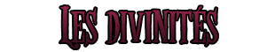 Liste des divinités prises Divini10