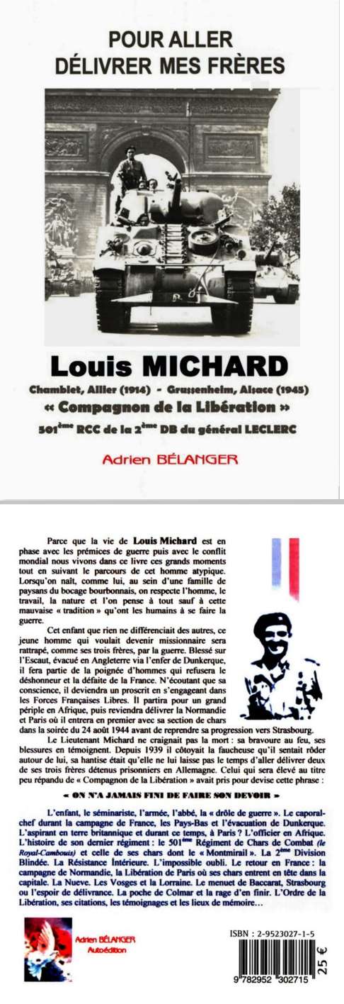 "POUR ALLER DELIVRER MES FRERES - Louis MICHARD" 630liv10