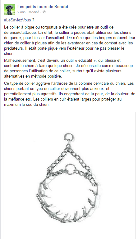 pince* - Les colliers coercitifs (étrangleur, sanitaire, d'éducation, à piques, Torquatus, électrique) - Page 8 Captur10