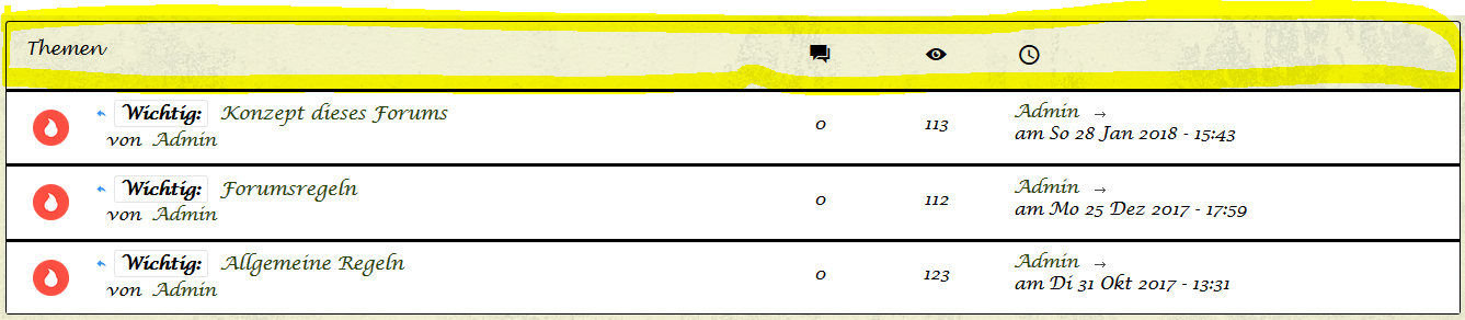 header t42662 -regeln -des -forums -der -foren - [ModernBB] Header der Themenliste Header11