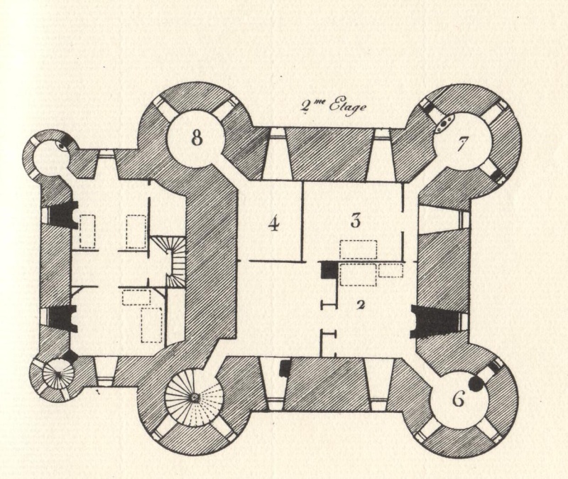 donjon - La famille royale à la prison du Temple : plans et aménagements Tour_d13