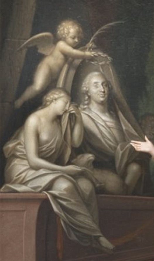 Iconographie contre-révolutionnaire: Louis XVII amené par Minerve devant le tombeau de son père, par Nicomedo Znic11