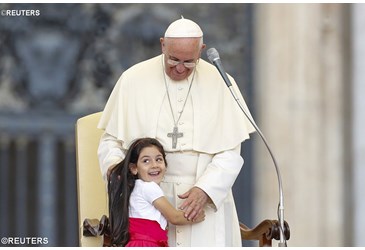 Le Pape François  :"La famille ou la vocation de l'Amour " Le_pap10