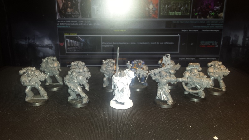 [FINI][wedge/ dark angels ] maitre de la 4ieme compagnie + escouade tactique 300pts 20150612