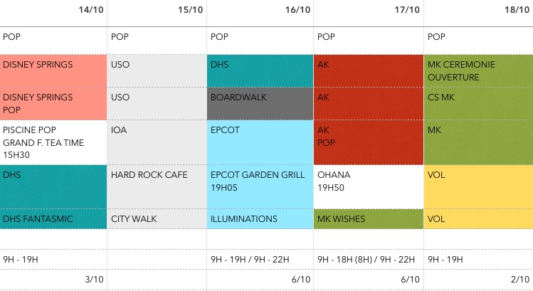 Octobre 2015 : je fais découvrir WDW à ma maman ! - Page 12 Planni11