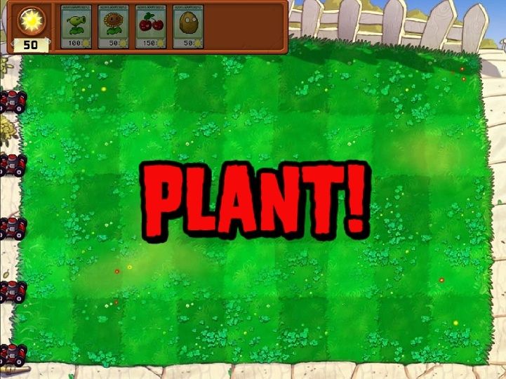 Plants vs. Zombies, where Burnin Bunnies knows where it's at and this game is too easy by now. 17-sou10