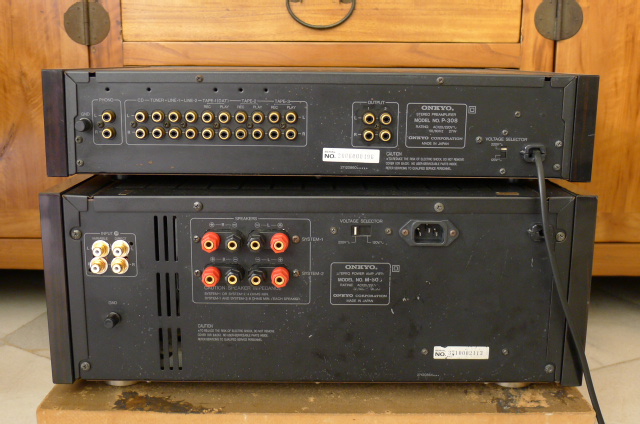 Onkyo Integra Pre Amplifier P-308 and Integra Power Onkyo Integra Pre Amplifier P-308 and Integra Power