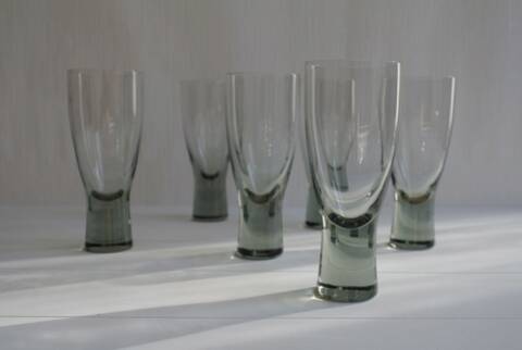 Holmegaard Canada Glasses Per Lutken Signature Mystery