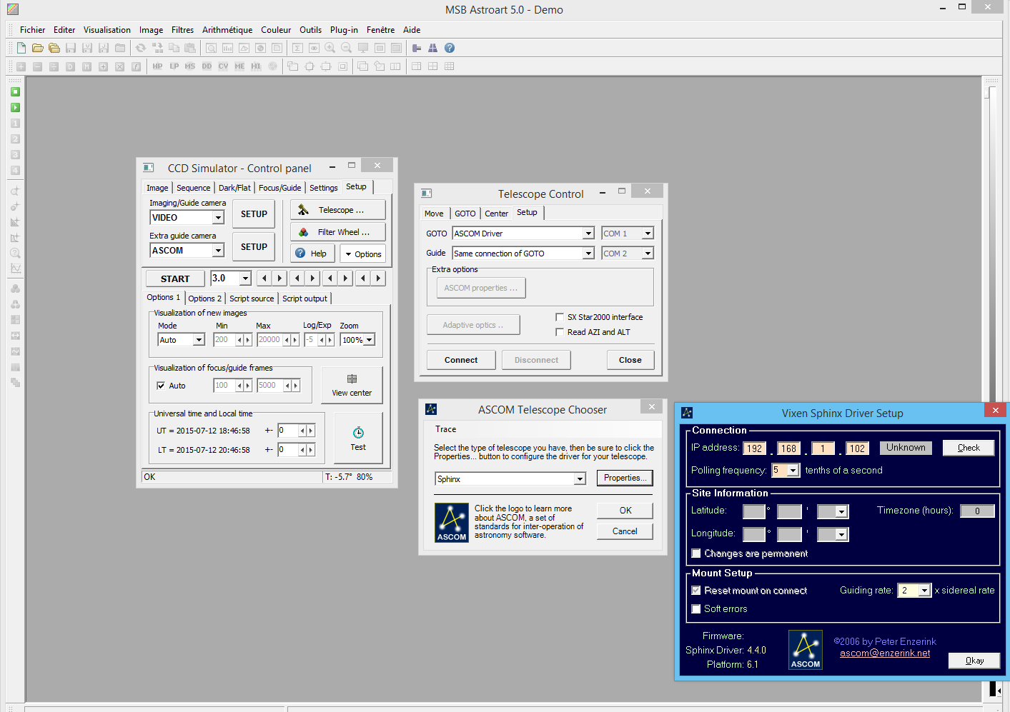 Test de AstroArt 3510