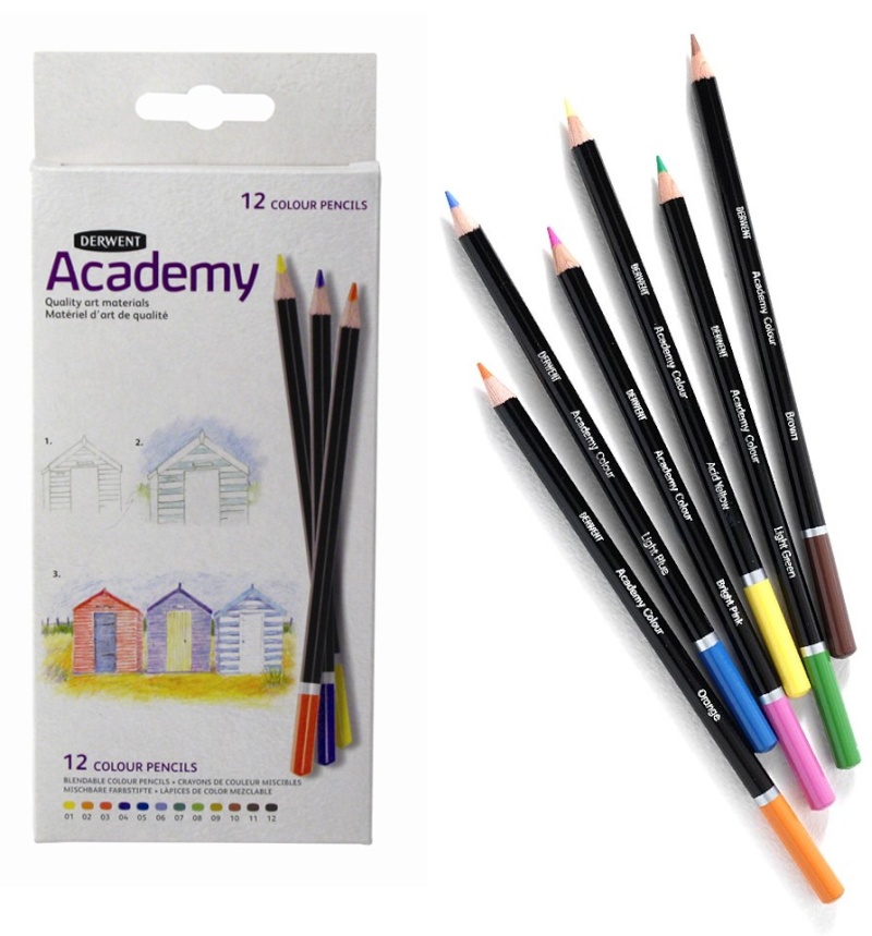 Derwent : les différences de crayons Derwen10
