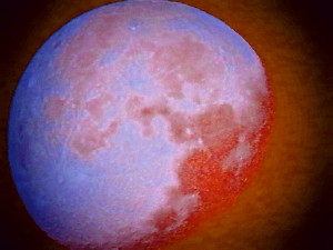 Pleine lune (ou presque, décroissante d'une 1/2 journée) 110