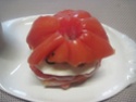 Hamburger de tomate.saumon et mozzarella.photos. Img_7413