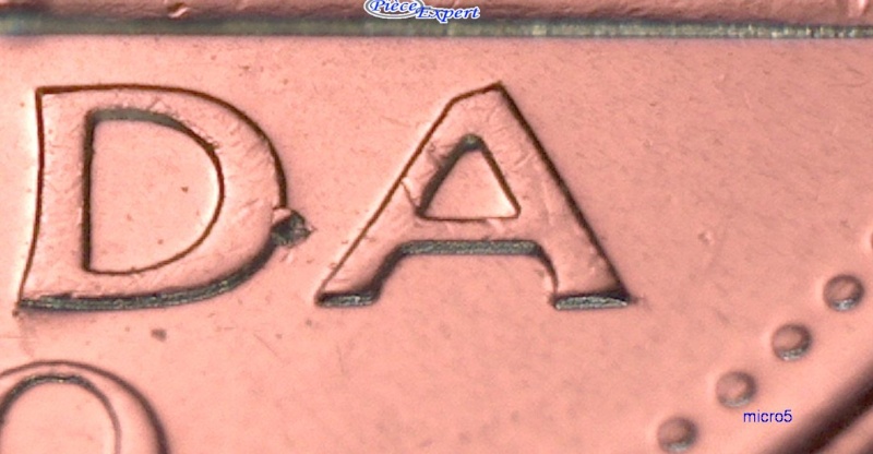 2009 - Éclat de Coin sur le D de canaDa (Die Chip) 5_cen178