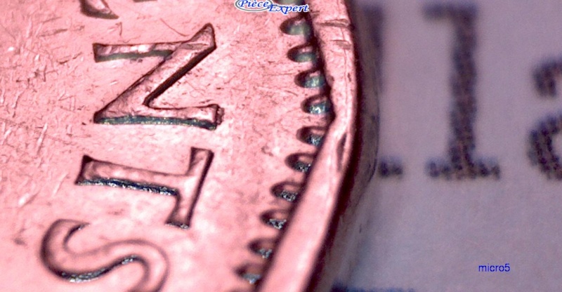 1961 - Éclat de Coin sur le "S" & "N" de CENTS (Die Chip on "S" & "N") 5_cent10