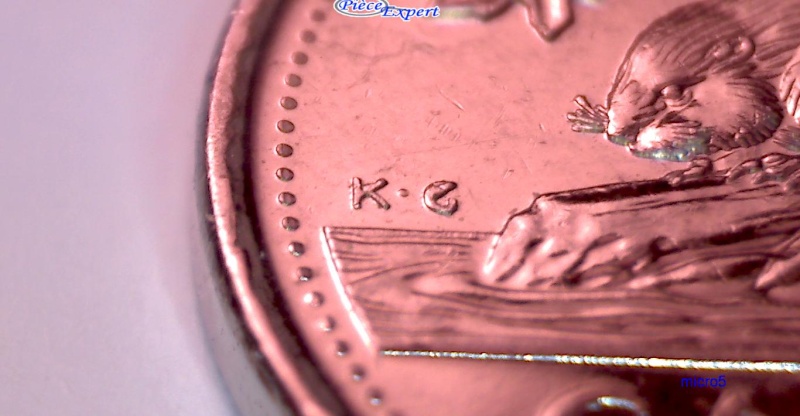 2010 - Éclat de Coin, Variante de K.G (Die Chip) Cpe_i172