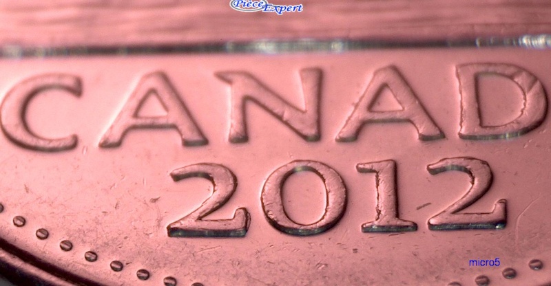 2012 - Éclat de Coin, sur le "2" et "A" de canadA (Die Chip) Cpe_i177