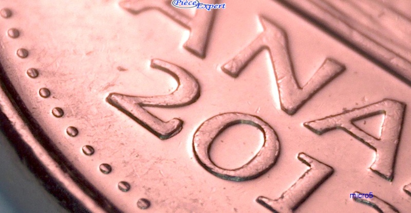 2012 - Éclat de Coin, sur le "2" et "A" de canadA (Die Chip) Cpe_i179