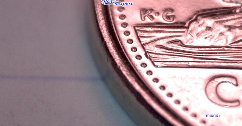 2014 - Éclat de Coin,  le 1er A de CANADA (Die Chip) Cpe_im32
