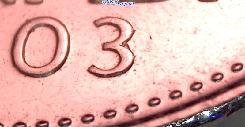 2003P - Éclat de Coin, sur le 3 (Die Chip) Cpe_im57