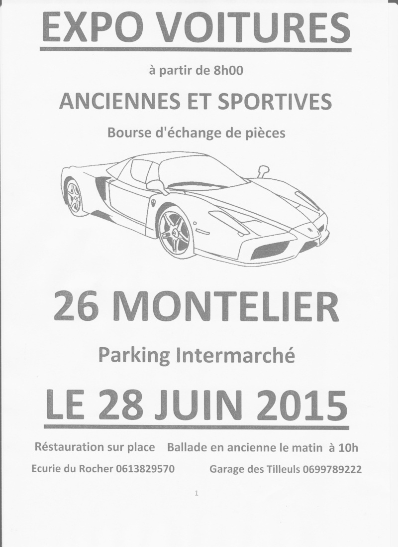 2e Exposition de véhicules anciens et sportifs à Montelier (26) - 28/06/2015 2015mo11