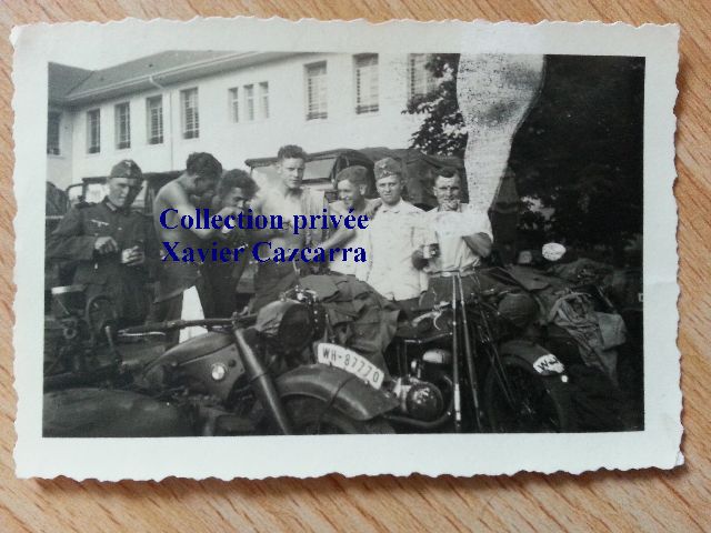 Identification d'unité motorisée allemande Moto10