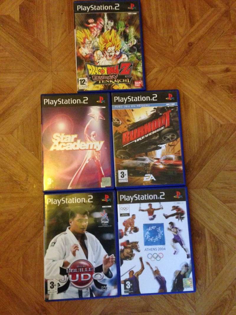 Lot jeux ps2,t Lot console/jeux DS, brick game Img_1520