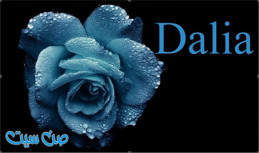 اسم داليا في صورة Ooo10