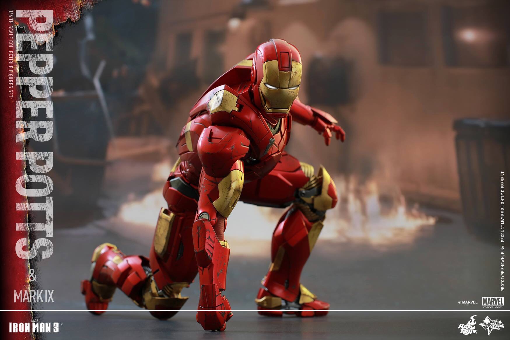 IRON MAN 3 - PEPPER POTTS + MARK IX (MMS310-311) Image28