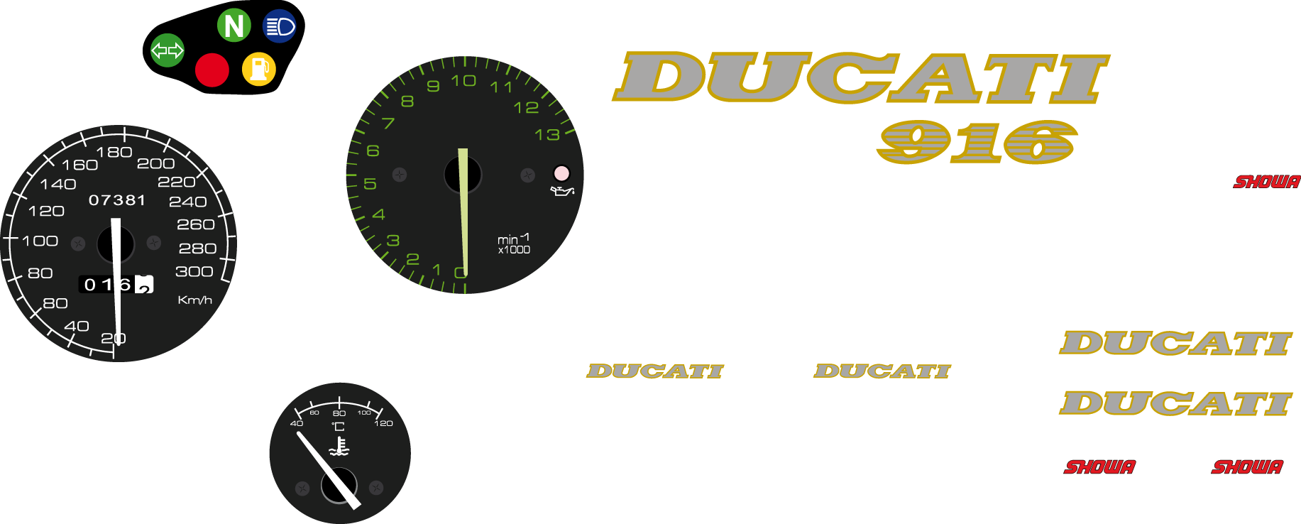 planche de décals pour Ducati 916 au 1/12 Tamiya. - Page 2 Planch11