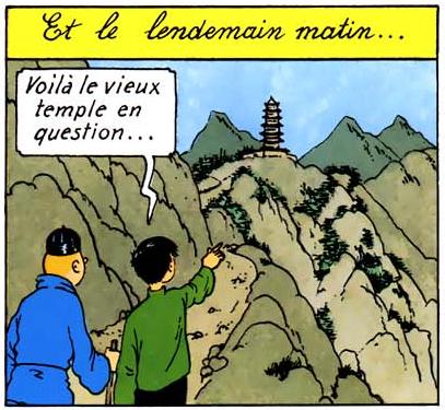 Falaises, à pics et précipices - Page 8 Tintin12