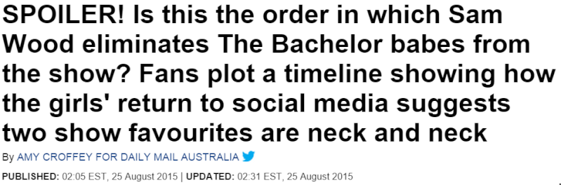 Bachelor Australia - Season 3 - Sam Wood - (Male) - SM - IG - Media - *Sleuthing* - *Spoilers* - Page 49 Lololo10