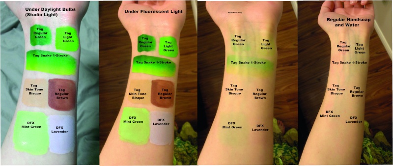 Non staining green and lavender? Swatch10