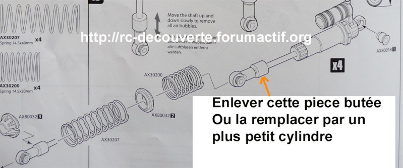 Suspensions de SCX10 et Scale Trial : mettre de l'huile ou pas, réglages de rigidité ou dureté et inclinaison des suspensions Suspen13