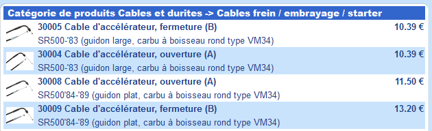 Cheminement-CABLE FAISCEAU-sr500 (1) : Montage et références, passage, guides, passes fils, câbles ? Cables10