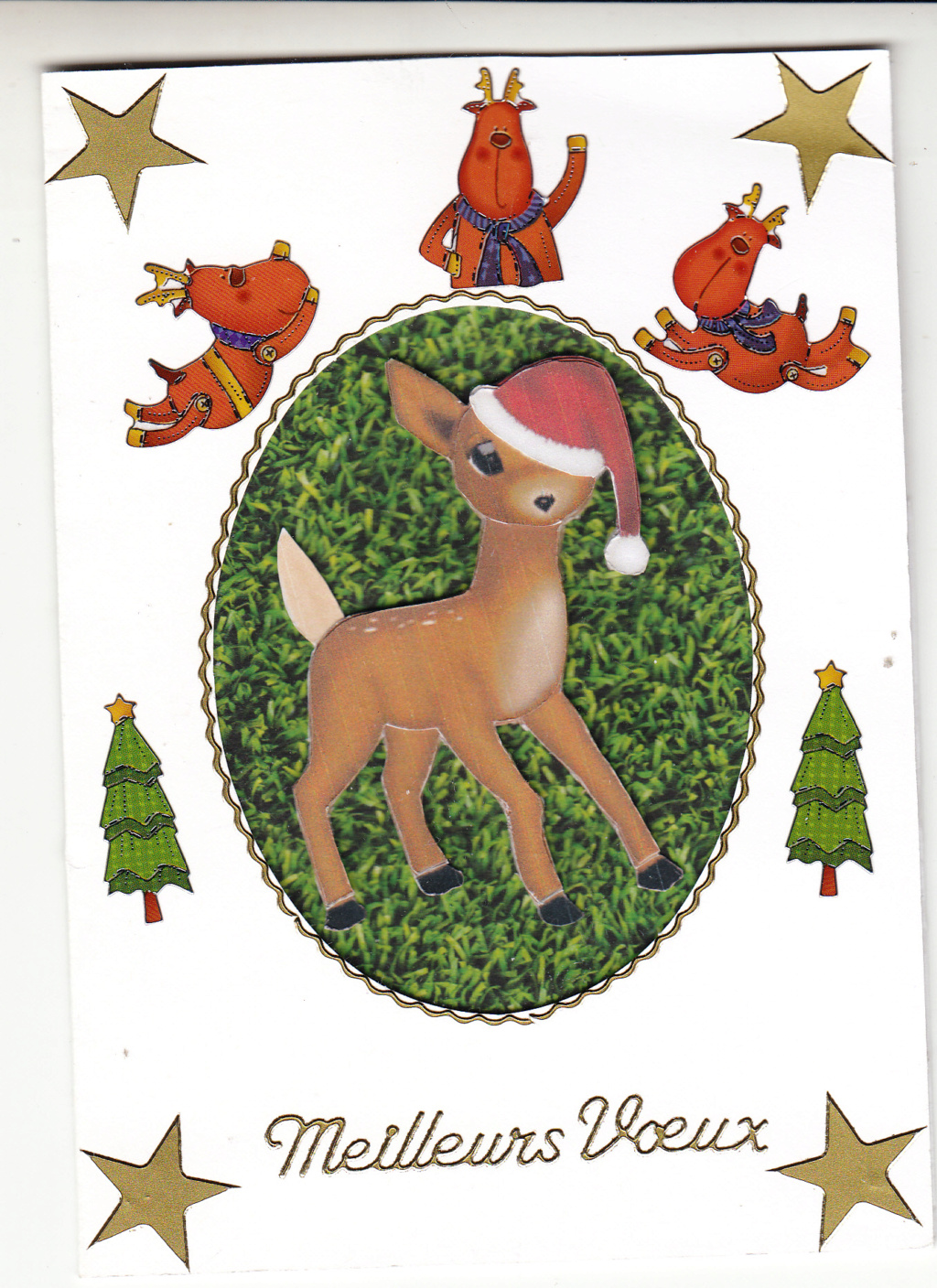 noel - mes cartes de noel Faon_d10