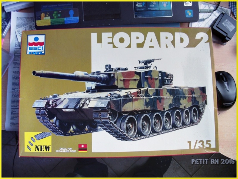 [ESCI] KRAUSS-MAFFEI LEOPARD 2 char de combat 1/35ème Réf 5022 Apdc0182