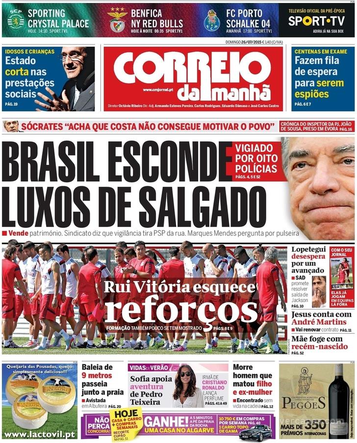 CORREIO DA MANHÃ 26.07.2015  Cm2610