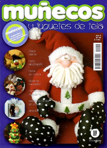 Muñecos y juguetes de tela (Navidad) 123
