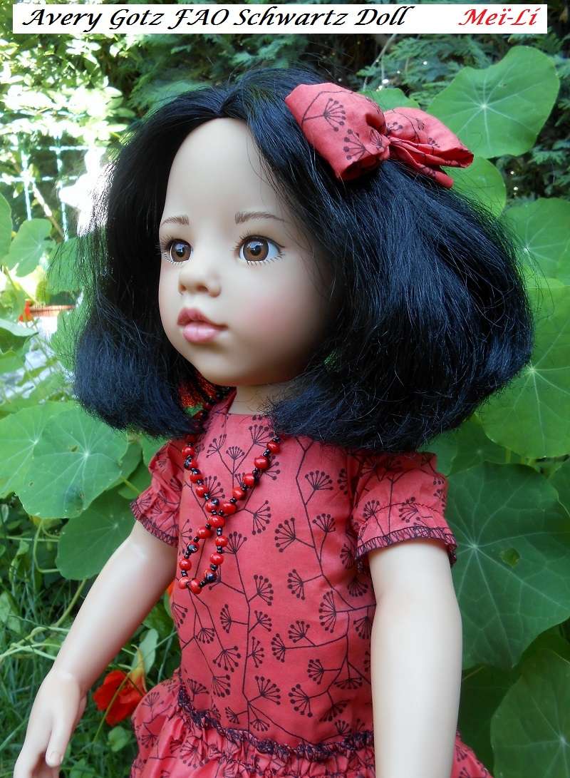 Meï-Li ma jolie petite Avery Gotz FAO Schwartz Doll  Dscn2344